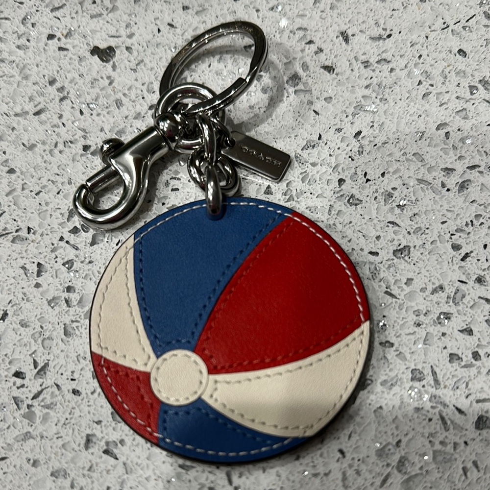 Coach Beach Ball Bag Charm